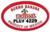 melissas burro banana plu #4229 product of mexico