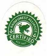 rainforest alliance certified est 1987