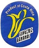 supreme bananas product of costa rica